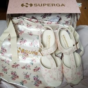 Loveshackfancy x superga sandals 37 pink